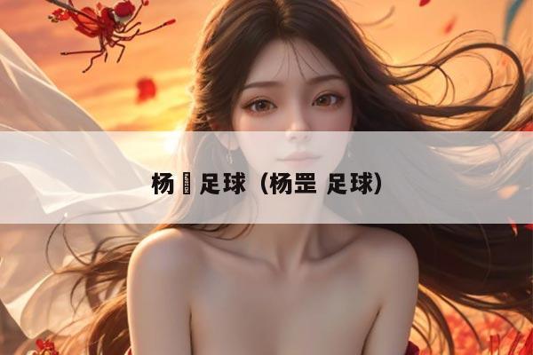 杨玏足球（杨罡 足球）